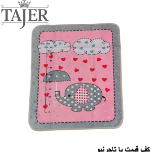 زير انداز تعويض مخمل چاپي كد 1148