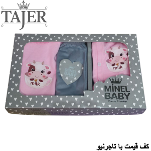 5 تيكه چاپي minel (صورتي) كد 1156