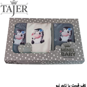 5 تيكه چاپي minel (طوسي) كد 1157