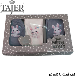 5 تيكه چاپي minel (آبي) كد 1155