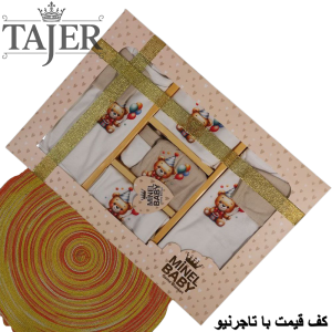 19 تيكه چاپي minel (كرم) 1137