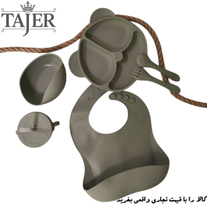 ست ظروف سيليكوني 7 تيكه مدل خرسي خارجي كد 15453