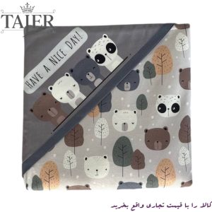 402 پتو كلاهدار مخمل مينيمال كد1532